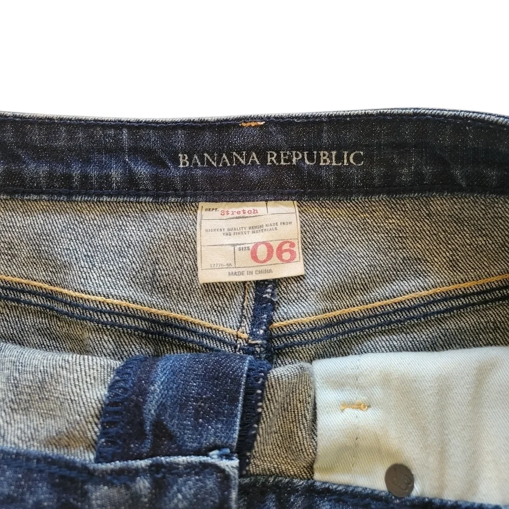 Banana Republic Dark Blue Denim Jeans - Picture 4 of 7